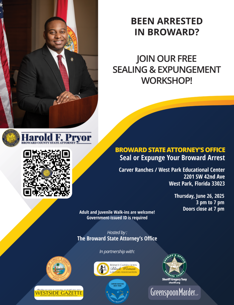 SealExpunge_West Park_Carver Ranches_EduCTR_062625_English_V2_600dpi Sealing and expungement workshop 3 to p.m. June 26 at Carver Ranches West Park Educational Center