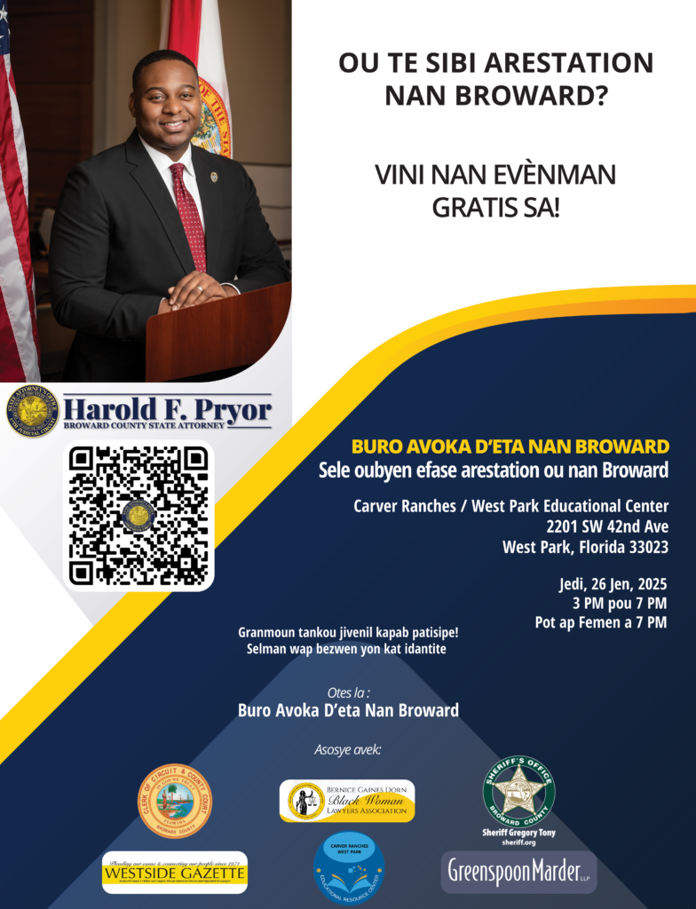 SealExpunge_West_Park_EduCTR_062625_Creole_FINAL_600dpi Sealing and expungement workshop 3 to p.m. June 26 at Carver Ranches West Park Educational Center