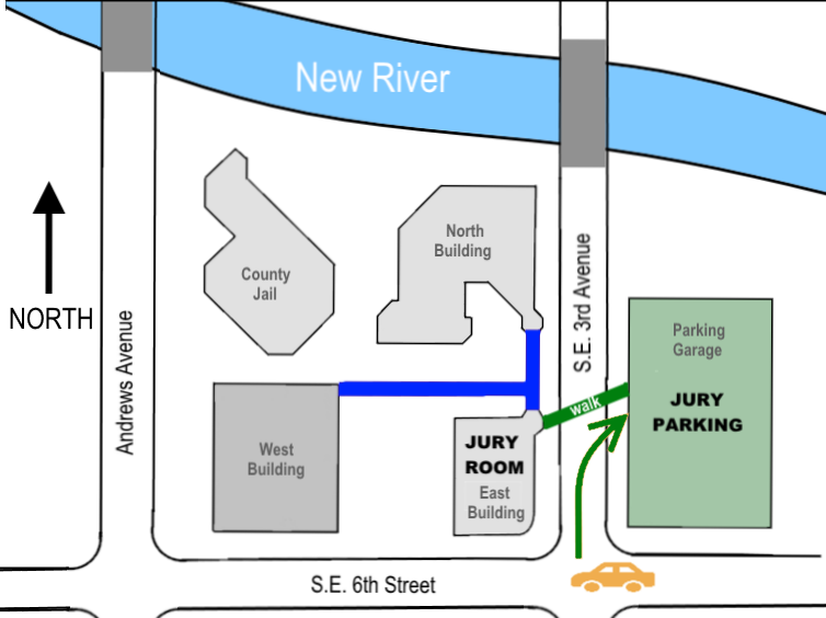 Directions to jury parking