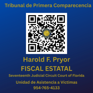 Tribunal de Primera Comparecencia QR code
